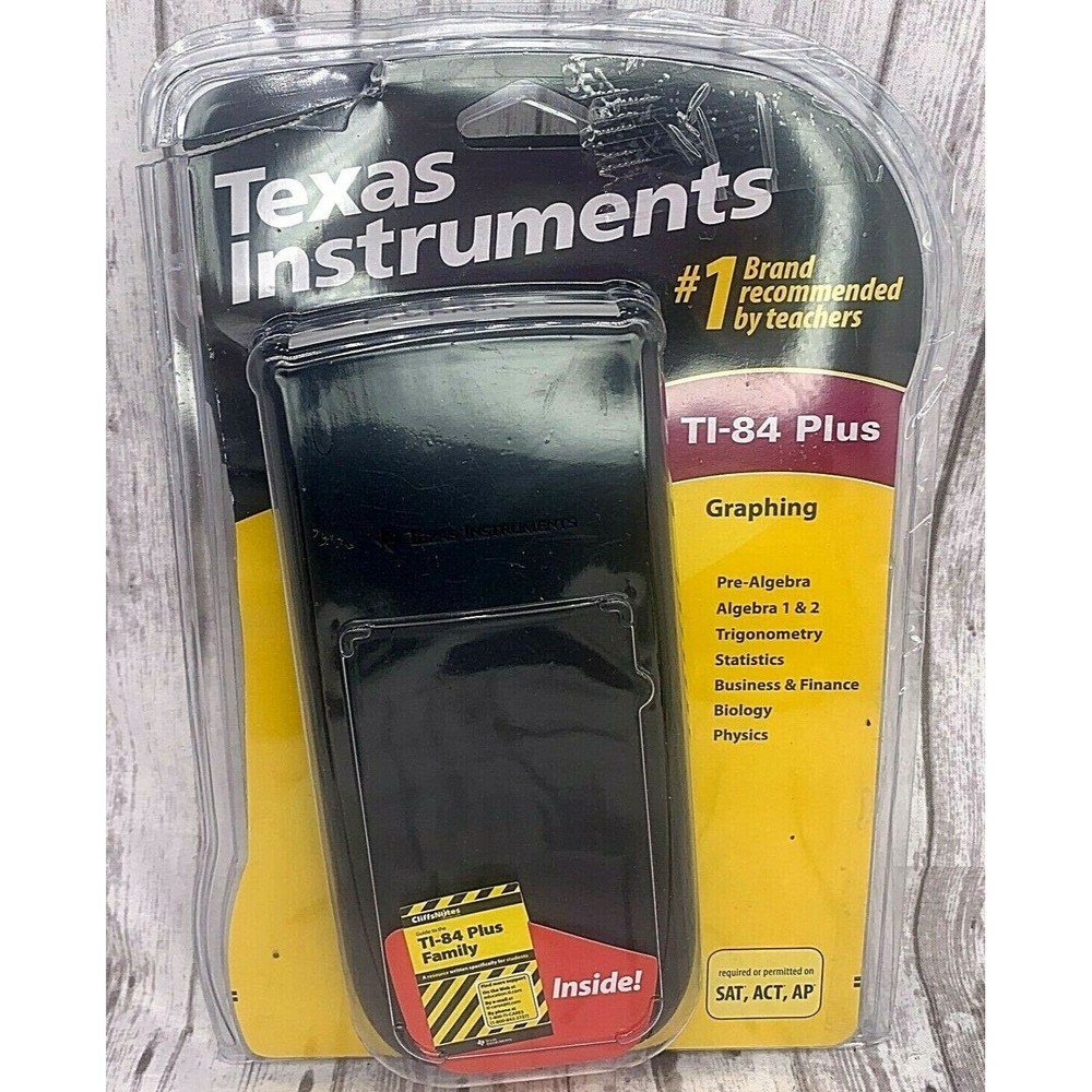 NEW Texas Instruments TI-84 Plus Graphing Calculator CLiff Notes TI-84 + Family